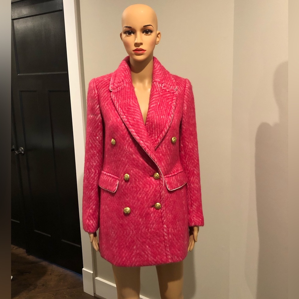 NWT! J. Crew diamond tweed coat